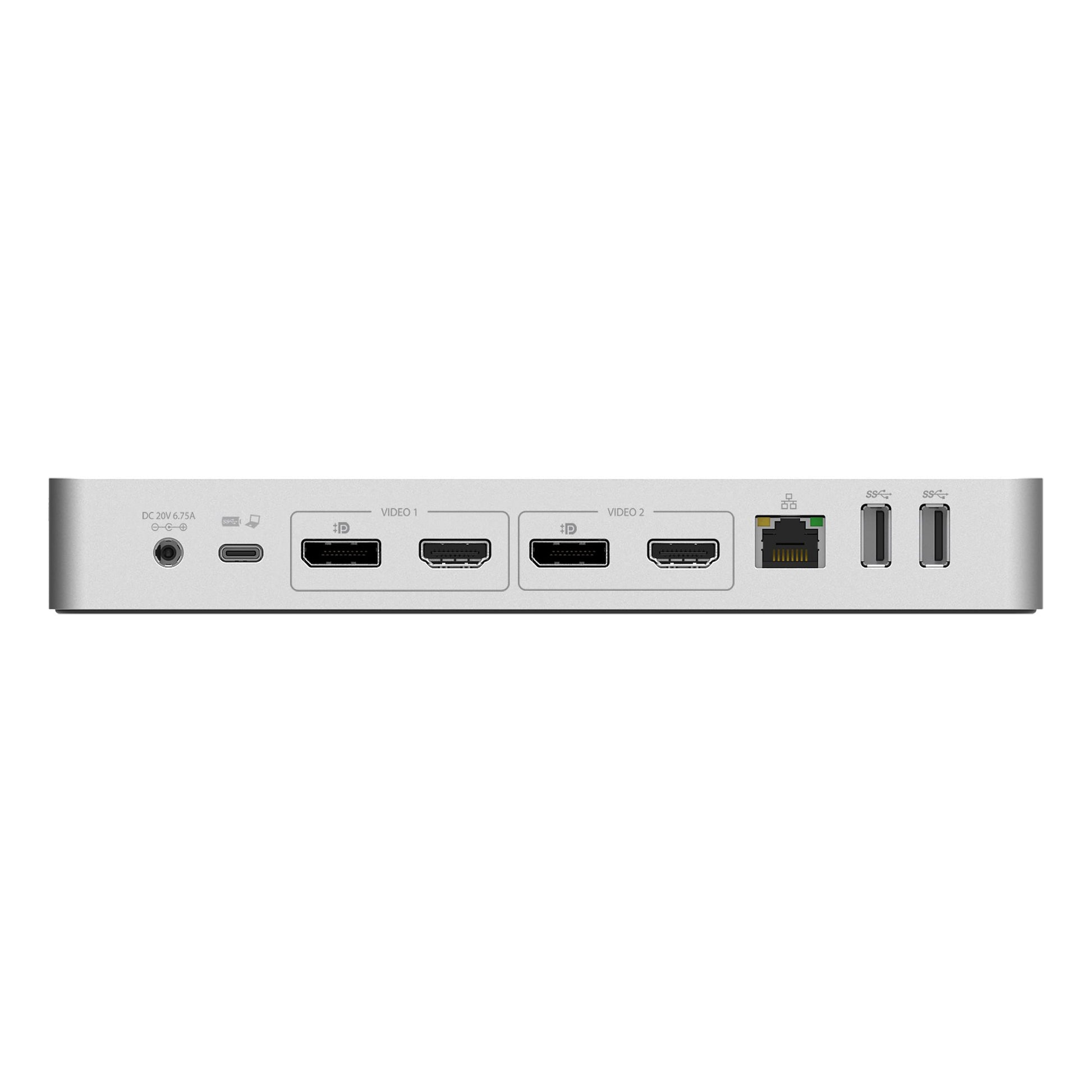 StarTech.com Dockingstation – USB-C, 2× DP, 2× HDMI, 3× USB-A, 60 W PD, GbE, für Windows/Mac/ChromeOS