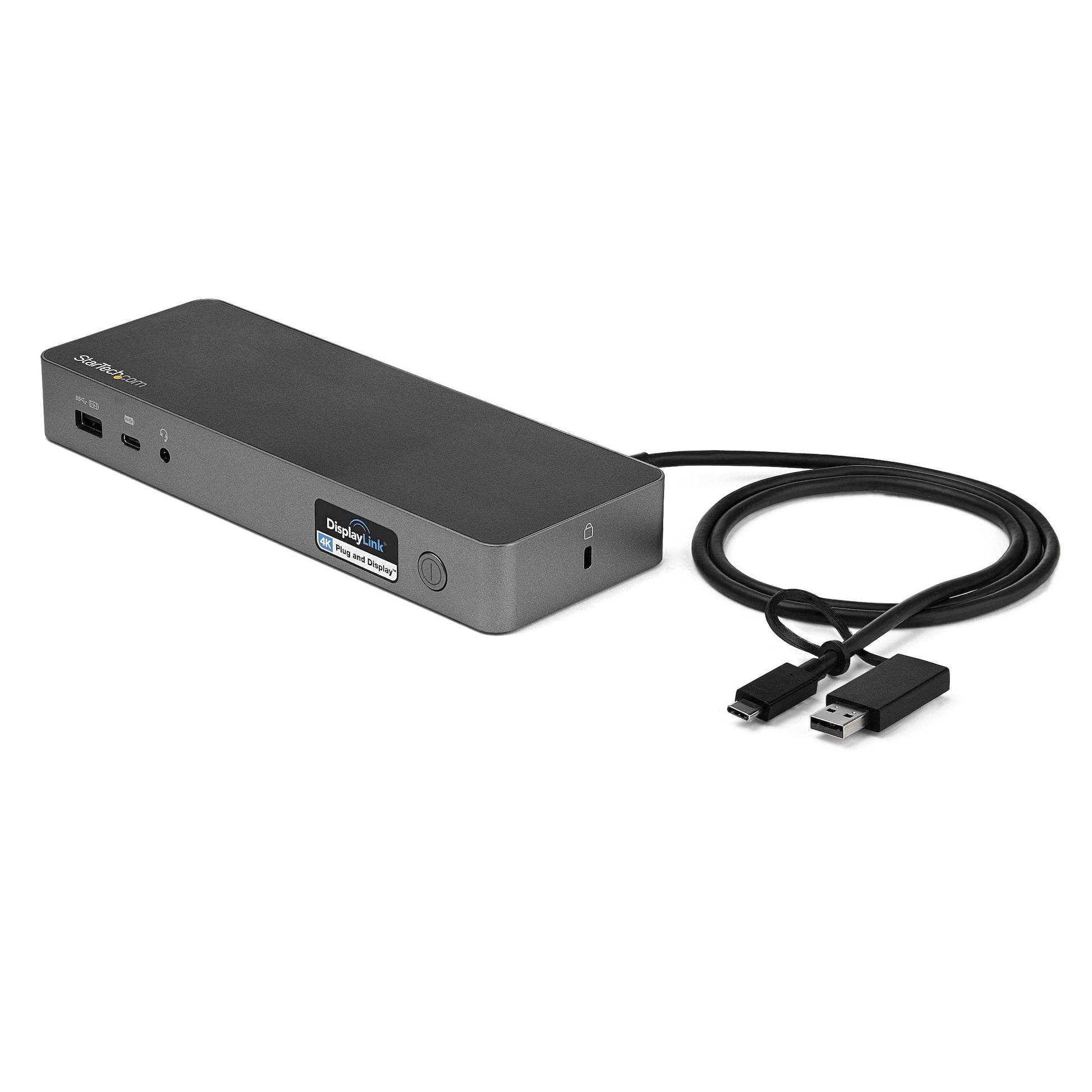 StarTech.com Dockingstation – USB-C, 2× DP, 2× HDMI, 3× USB-A, 60 W PD, GbE, für Windows/Mac/ChromeOS