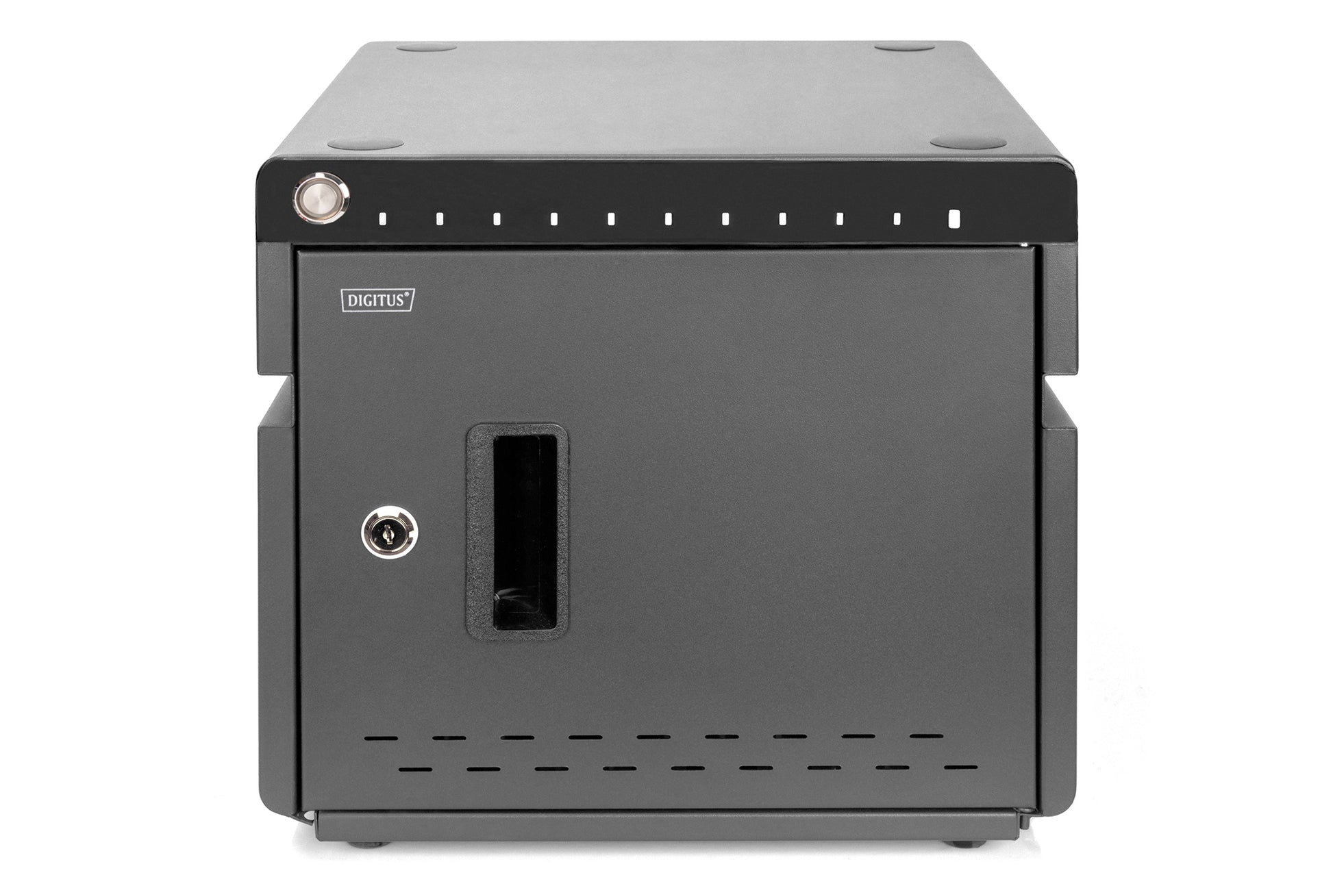 Digitus Lade-/Aufbewahrungsschrank – für 10 Geräte – USB-C, UV-C – Schwarz