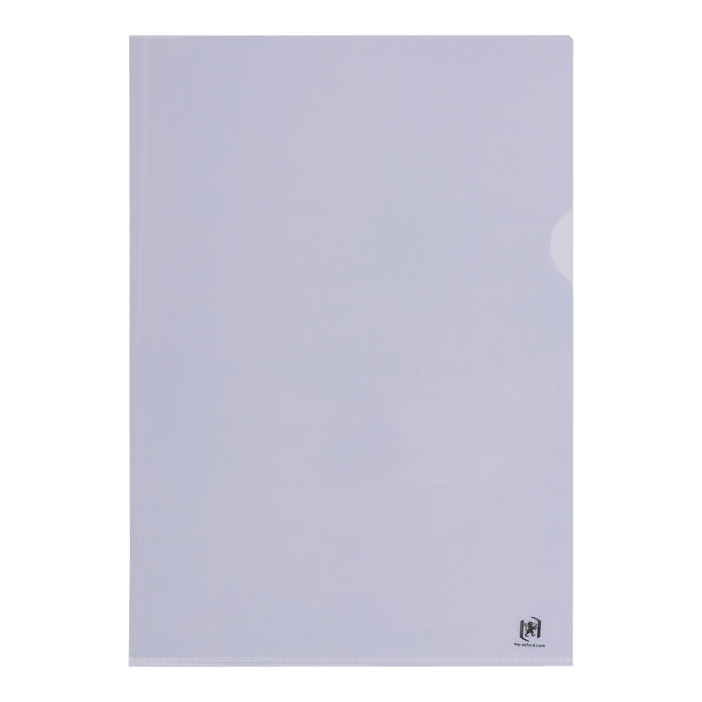 Oxford Sichthülle A4, matt, 140 µm, weiss – 100 Stück