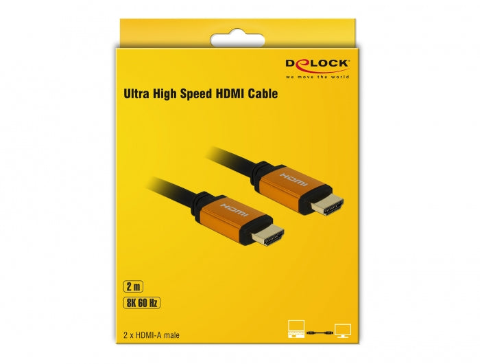 DeLOCK HDMI-Kabel, Schwarz, 85729, 1 Stück