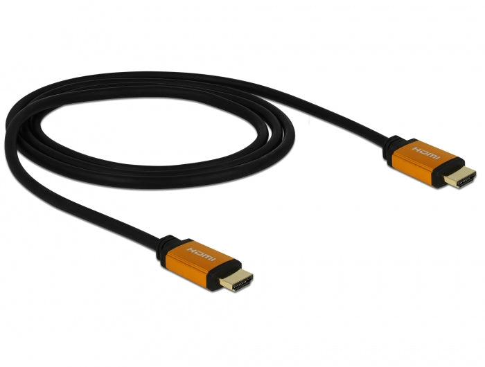 DeLOCK HDMI-Kabel, Schwarz, Gold, 85727, 1 Stück