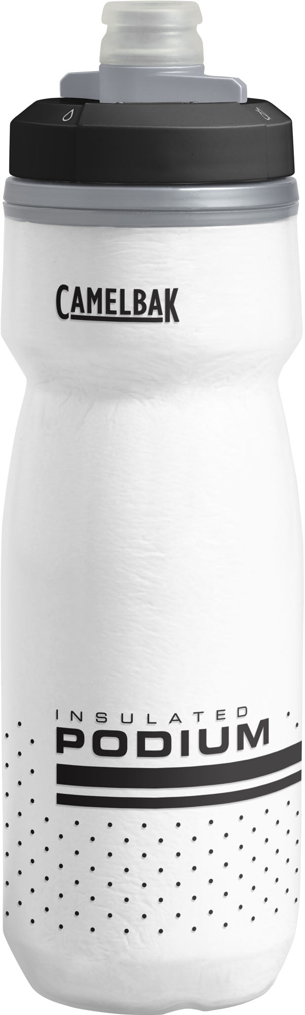 CamelBak Podium Chill Trinkflasche 620 ml – Polypropylen, Schraubdeckel, Weiss