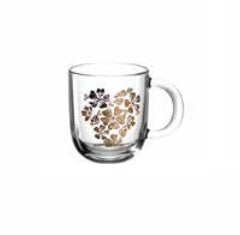 LEONARDO Kaffeetasse – 400 ml, Ø 8,7 cm, H 15,0 cm, Kalk-Natron-Glas, spülmaschinenfest, mikrowellengeeignet
