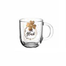 LEONARDO Kaffeetasse Emozione – 400 ml, Ø 8,7 cm, Kalk-Natron-Glas, spülmaschinenfest, mikrowellengeeignet