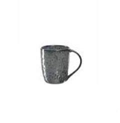 LEONARDO Matera Cappuccinotasse – 6er Set, 430 ml, Ø 9,3 cm, Keramik, Anthrazit, spülmaschinenfest