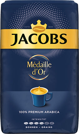 Jacobs Médaille d'Or – Kaffeebohnen – Café Crème, mittel, 500 g