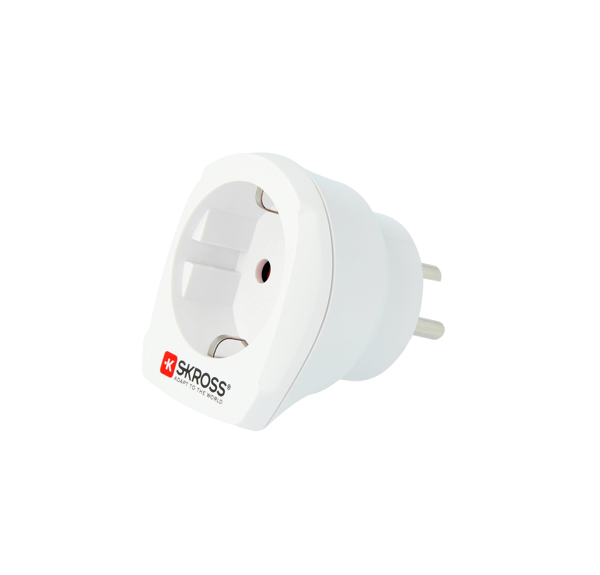 Skross Reiseadapter – von Typ C zu Typ K – 100–250 V, 16 A/4.000 W