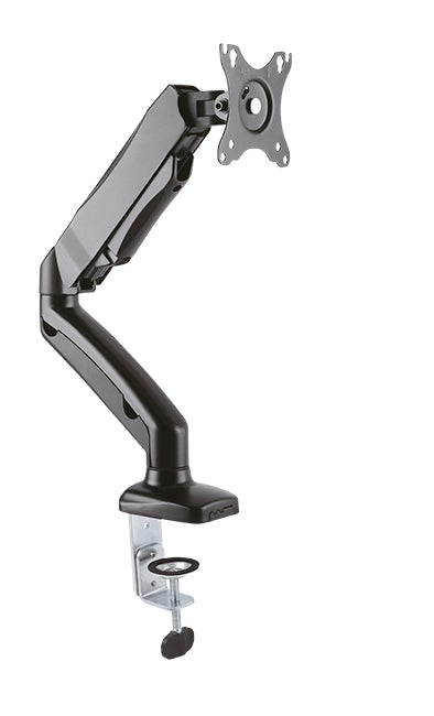 ICY BOX IB-MS303-T – Monitorarm Tischhalterung – Klemme/Durchführung – 1 Monitor – bis 27" – VESA 75×75/100×100