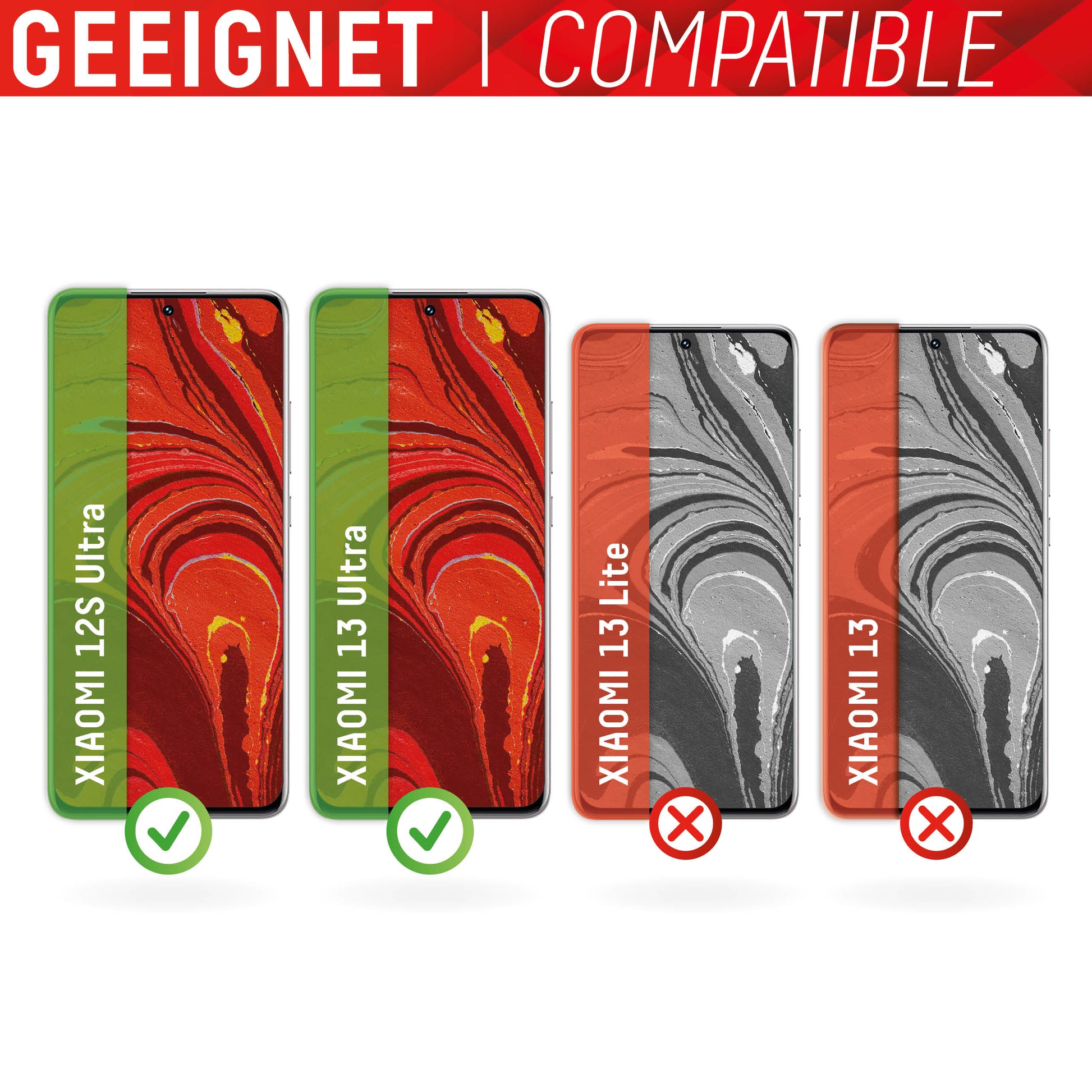 E.V.I. Displex – Backcover – für Xiaomi 12S Ultra – Echtglas 3D