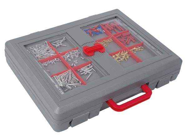 Toolland HSET555 – Reparatur-Toolkit – Grau, Kunststoff – 555er-Pack