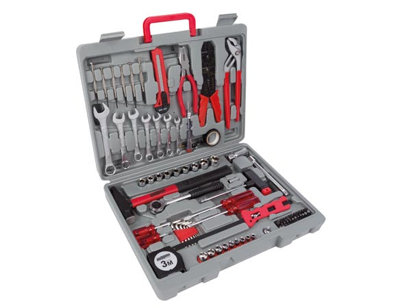 Toolland HSET555 – Reparatur-Toolkit – Grau, Kunststoff – 555er-Pack