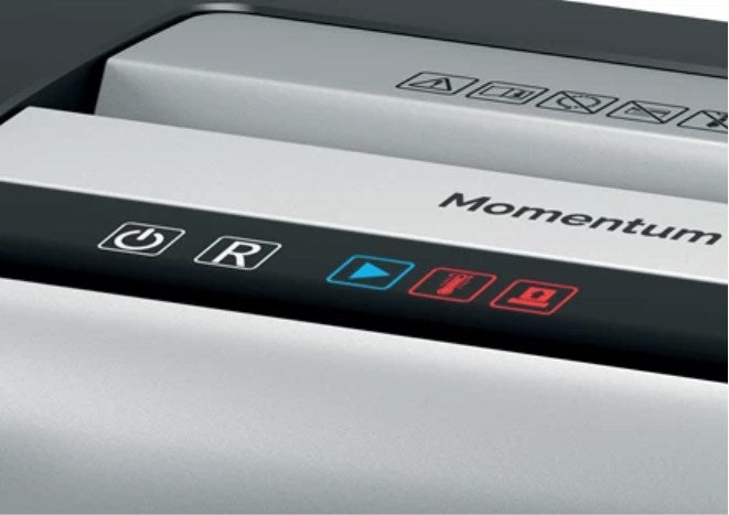 Rexel Momentum M510 – Aktenvernichter, DIN P-5, Partikelschnitt 2 × 15 mm, 10 Blatt, 23 l