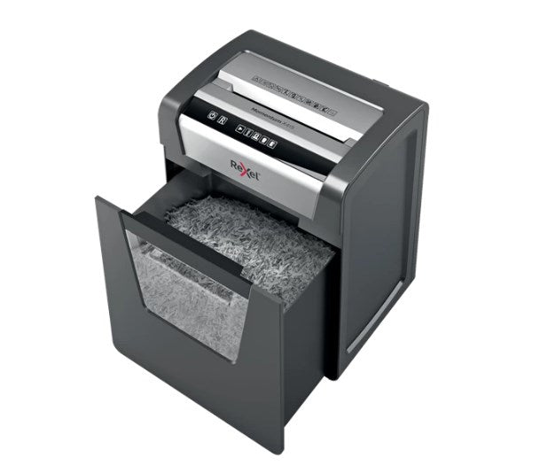 Rexel Momentum M510 – Aktenvernichter, DIN P-5, Partikelschnitt 2 × 15 mm, 10 Blatt, 23 l