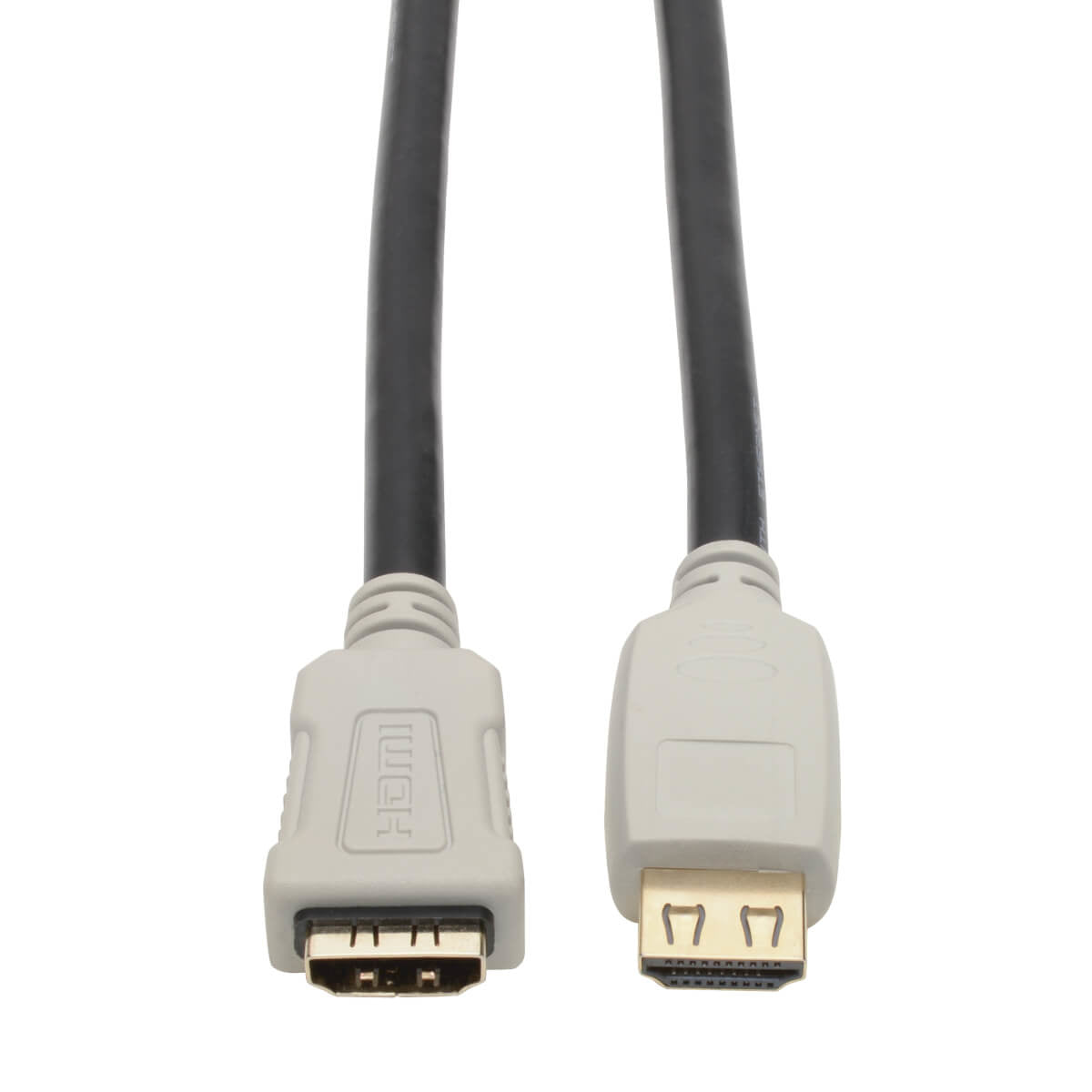 Tripp Lite HDMI Verlängerungskabel HDMI 2.0 4K 60 Hz – 6,09 m – HDR, Ethernet – Beige, Schwarz