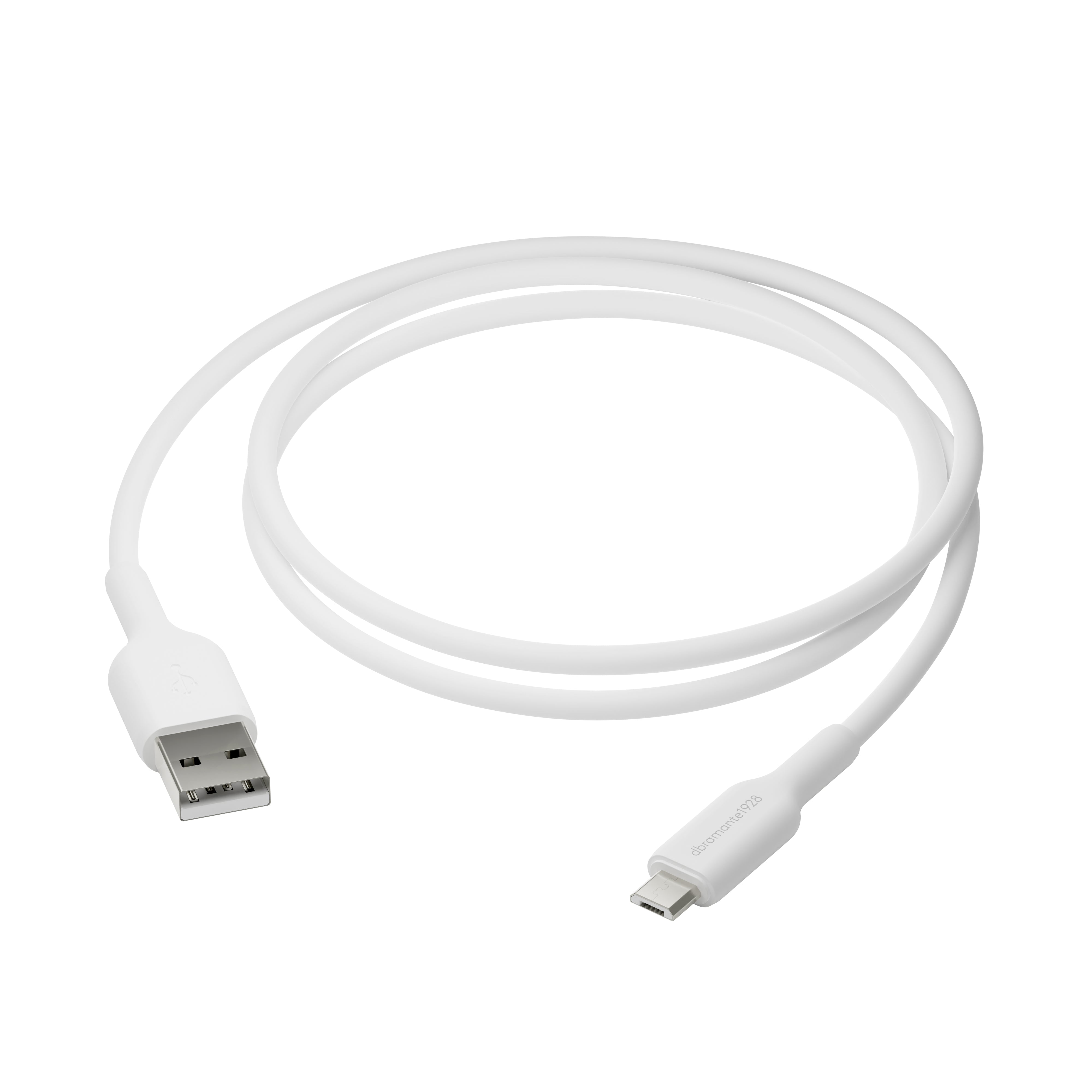 dbramante1928 Daten- & Ladekabel – USB-A auf Micro-USB 1 m, PD 12 W – für Micro-USB Geräte