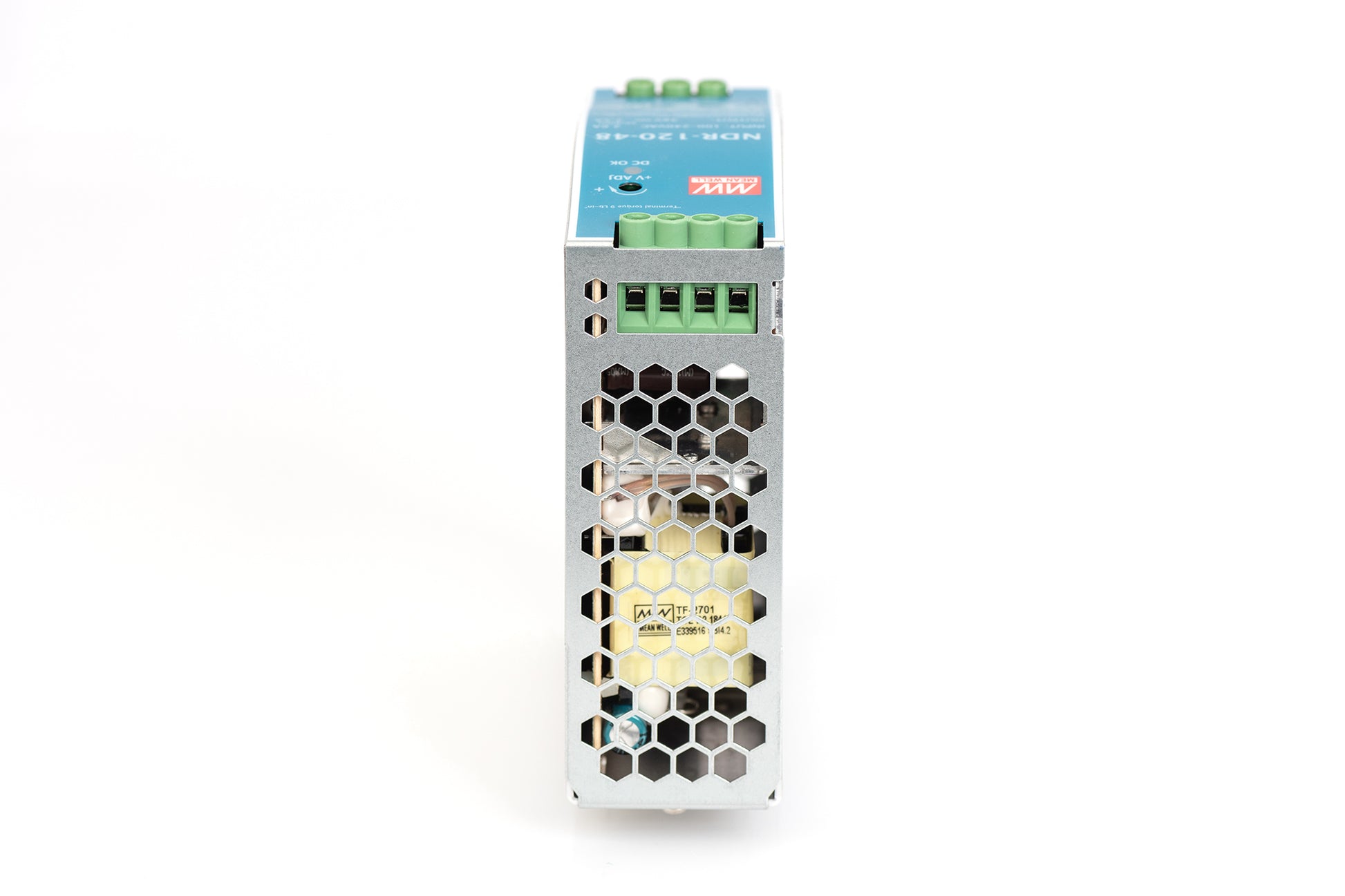 Digitus Industrielles Netzteil 48 V 120 W – DIN-Schiene – Überlastschutz, 90–264 V AC/47–63 Hz – Grün/Silber