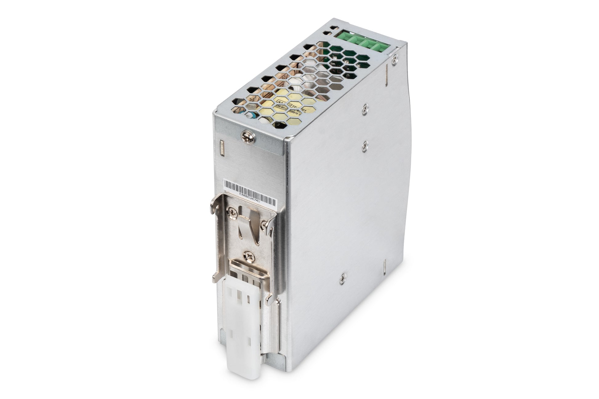 Digitus Industrielles Netzteil 48 V 120 W – DIN-Schiene – Überlastschutz, 90–264 V AC/47–63 Hz – Grün/Silber