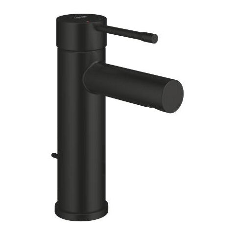 GROHE Essence Badebatterie – Messing, Einhebelmischer, Schwarz