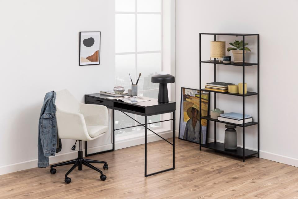Actona Tischplatte – 110 × 45 cm – schwarz