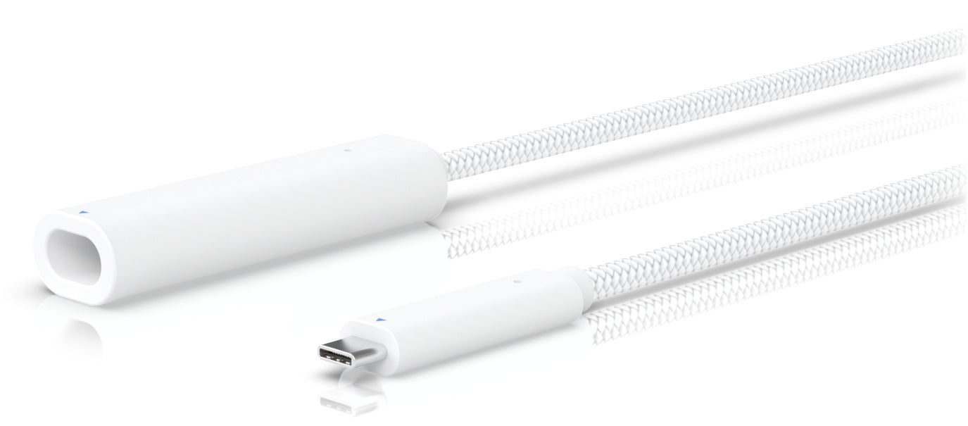 Ubiquiti Headset-/Systemkabel – Stecker zu Buchse – 10 m, Weiss, für UVC-AI-Theta und andere