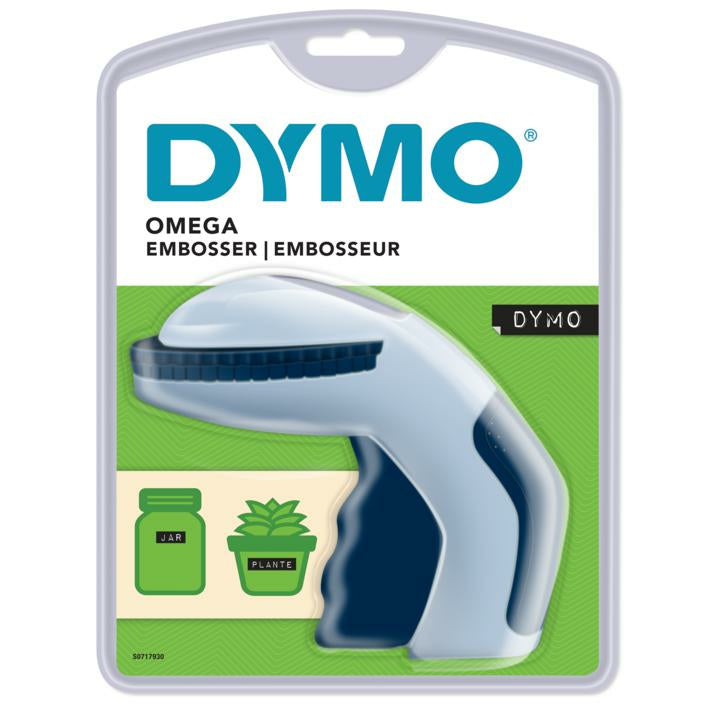 DYMO Omega – Beschriftungsgerät für 9 mm Prägebänder, 49 Symbole