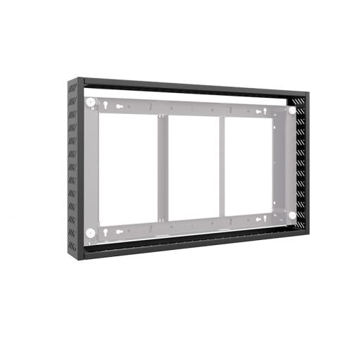 Hagor 5869 Rahmen – hochwetterfest, 1'031×638×141 mm – für Samsung OH 46 Serie – Schwarz