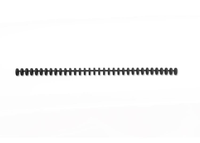 GBC Bindedisc-Ringe – Ø 12 mm, schwarz, Kunststoff – 50 Stk.