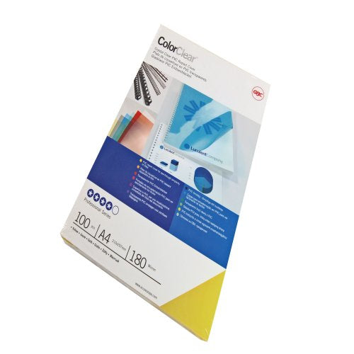 GBC Einbandfolien – für A4 – rot transparent, Kunststoff – 100 Stk.