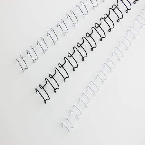 GBC Bindedisc-Ringe – für A4 – Ø 6 mm, silber, Draht – 100 Stk.