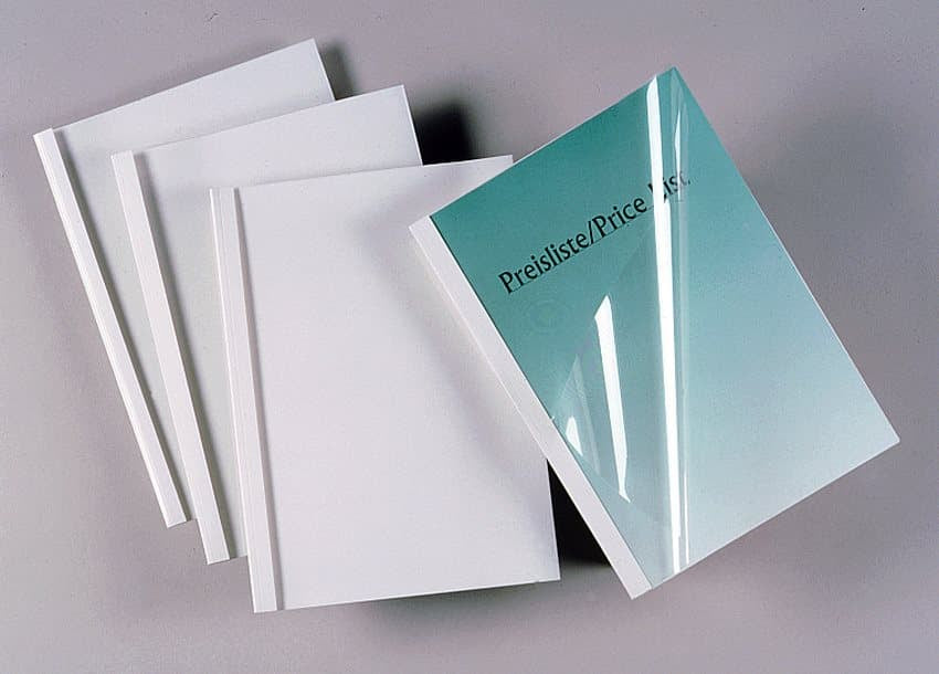GBC Thermobindemappen – für A4 – weiss, Karton – 100 Stk.