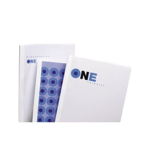 GBC Bindedisc-Ringe – für A4 – Ø 30 mm, weiss, Karton, Klarsichtfolie – 50 Stk.