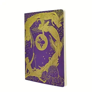 Paperblanks Notizheft – A4 – 80 Seiten – 100 g/m² – Hardcover, perforiert, abgerundete Kanten – violett – FSC