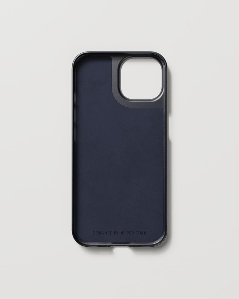 NUDIENT Backcover – für Apple iPhone 15, MagSafe, Recycling-Kunststoff, Midwinter Blue