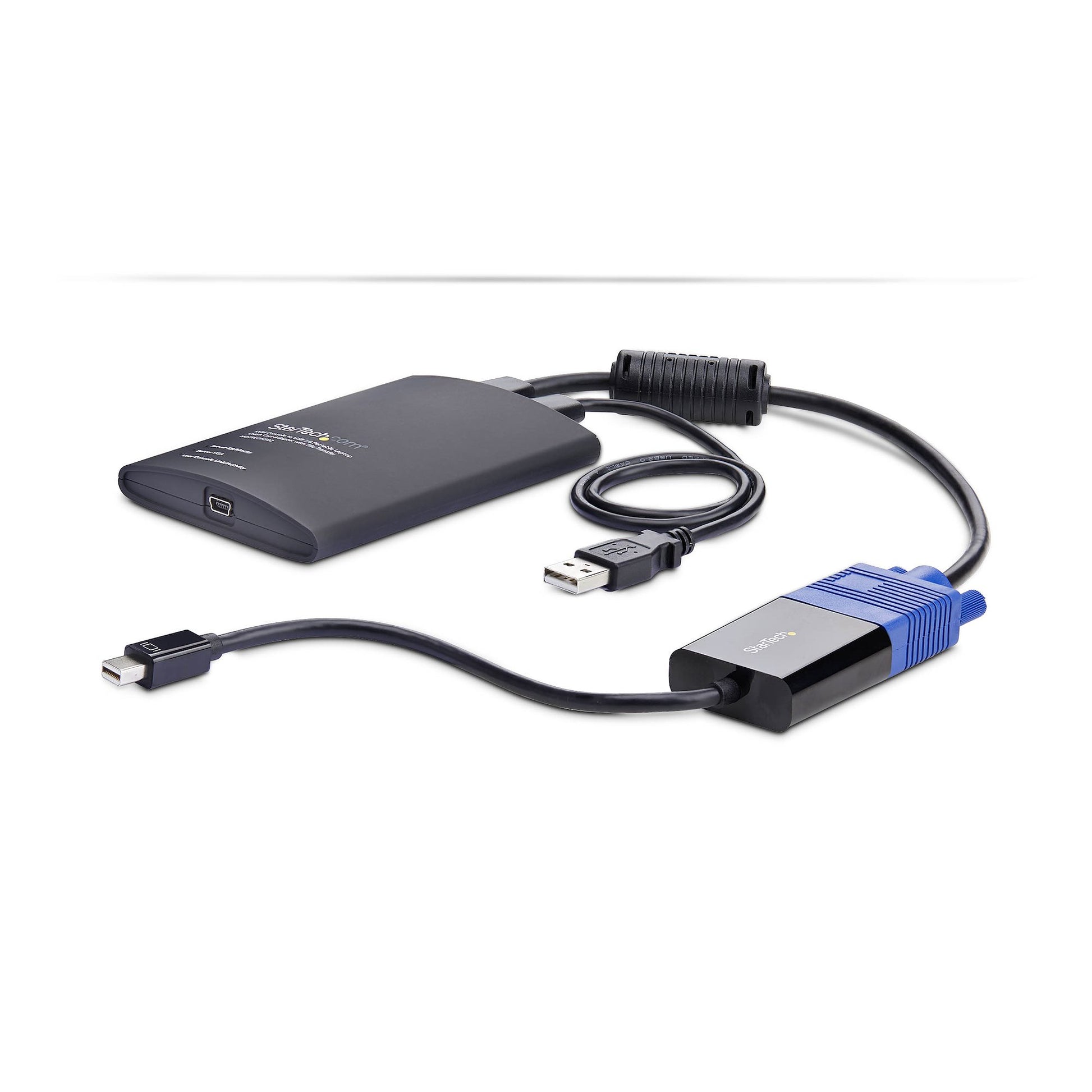 StarTech.com VGA/MDP Crash-Cart-Adapter – 1-Port VGA/DP CIM-Modul – 1920 × 1200, USB