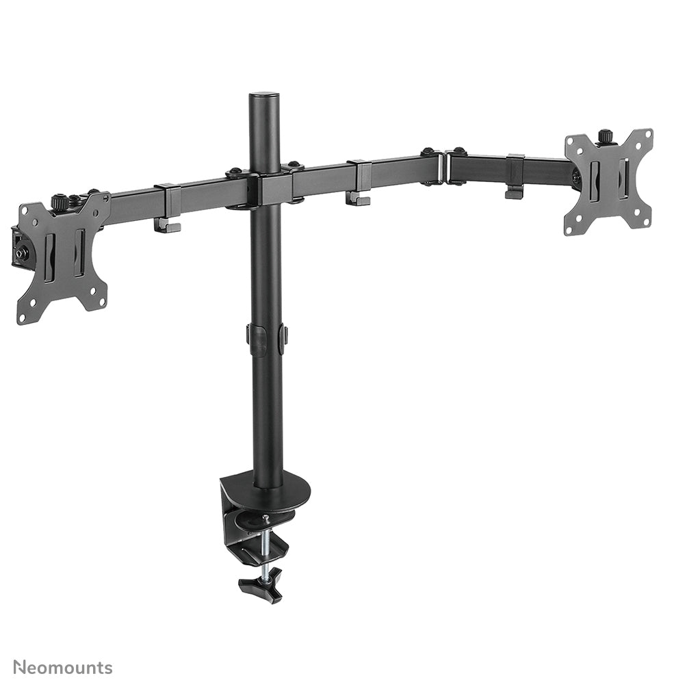 Neomounts FPMA-D550DBLACK – Monitorarm Tischhalterung – 2 Monitore – 10–32" – VESA 75×75/100×100 mm