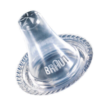 Braun Schutzkappen – 40 Stk., Kunststoff, transparent, für ThermoScan IRT-Ohr-Thermometer