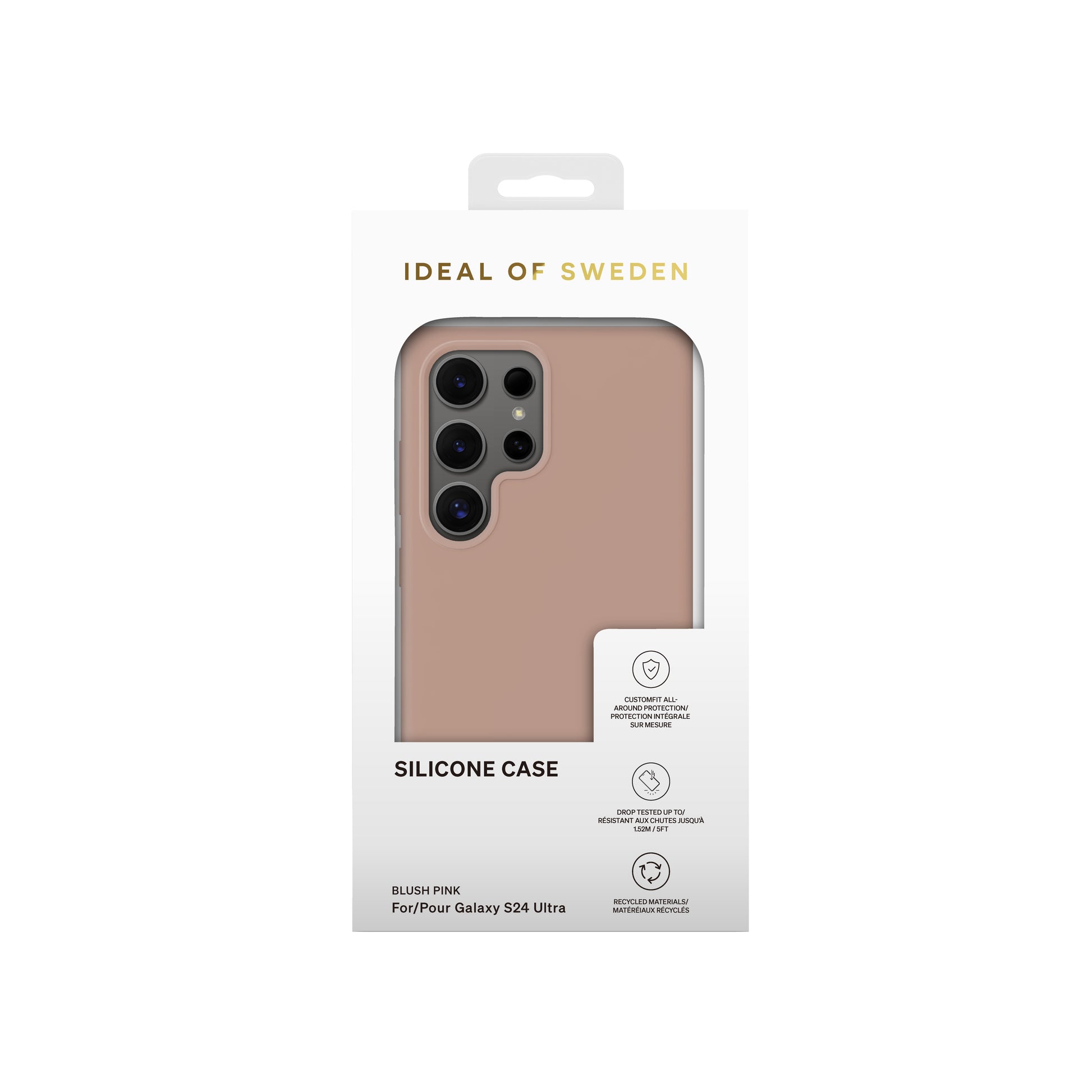 iDeal of Sweden Backcover – für Samsung Galaxy S24 Ultra, Silikon, Blush Pink