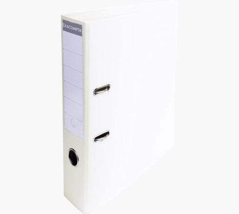 Exacompta Ordner – für A4 – Rückenbreite 7 cm – weiss