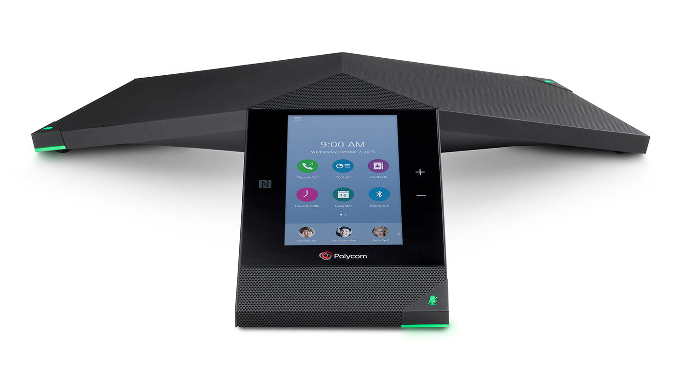 Poly Trio 8800 – IP-Konferenztelefon, Collaboration Kit mit Kamera, für Skype for Business, ohne Netzteil