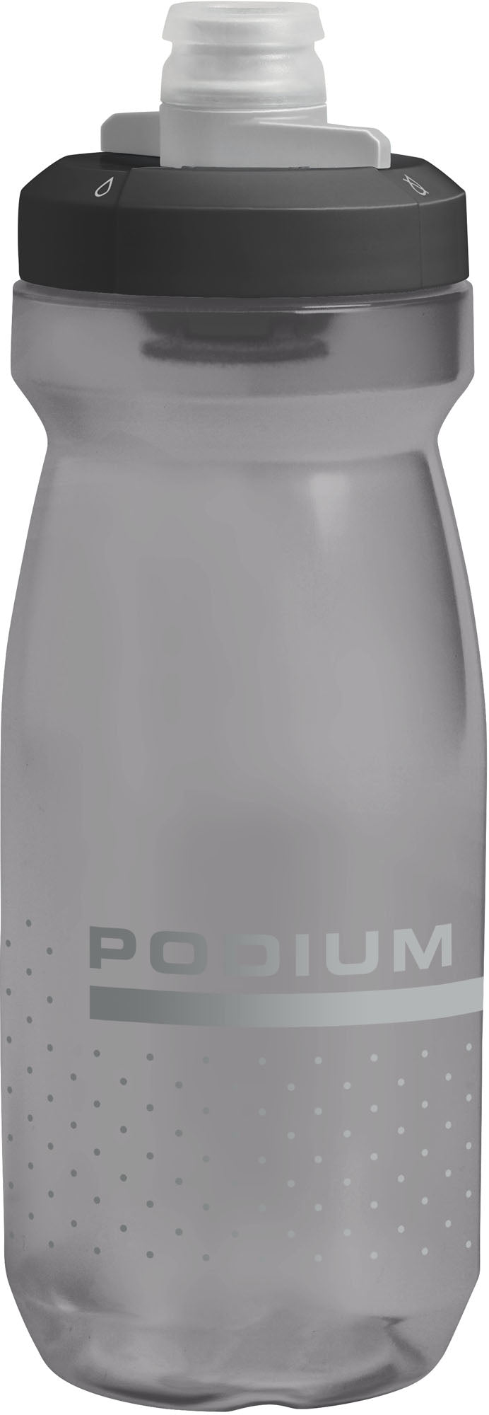 CamelBak Podium Trinkflasche 620 ml – Kunststoff (Polypropylen), Schraubdeckel, Grau