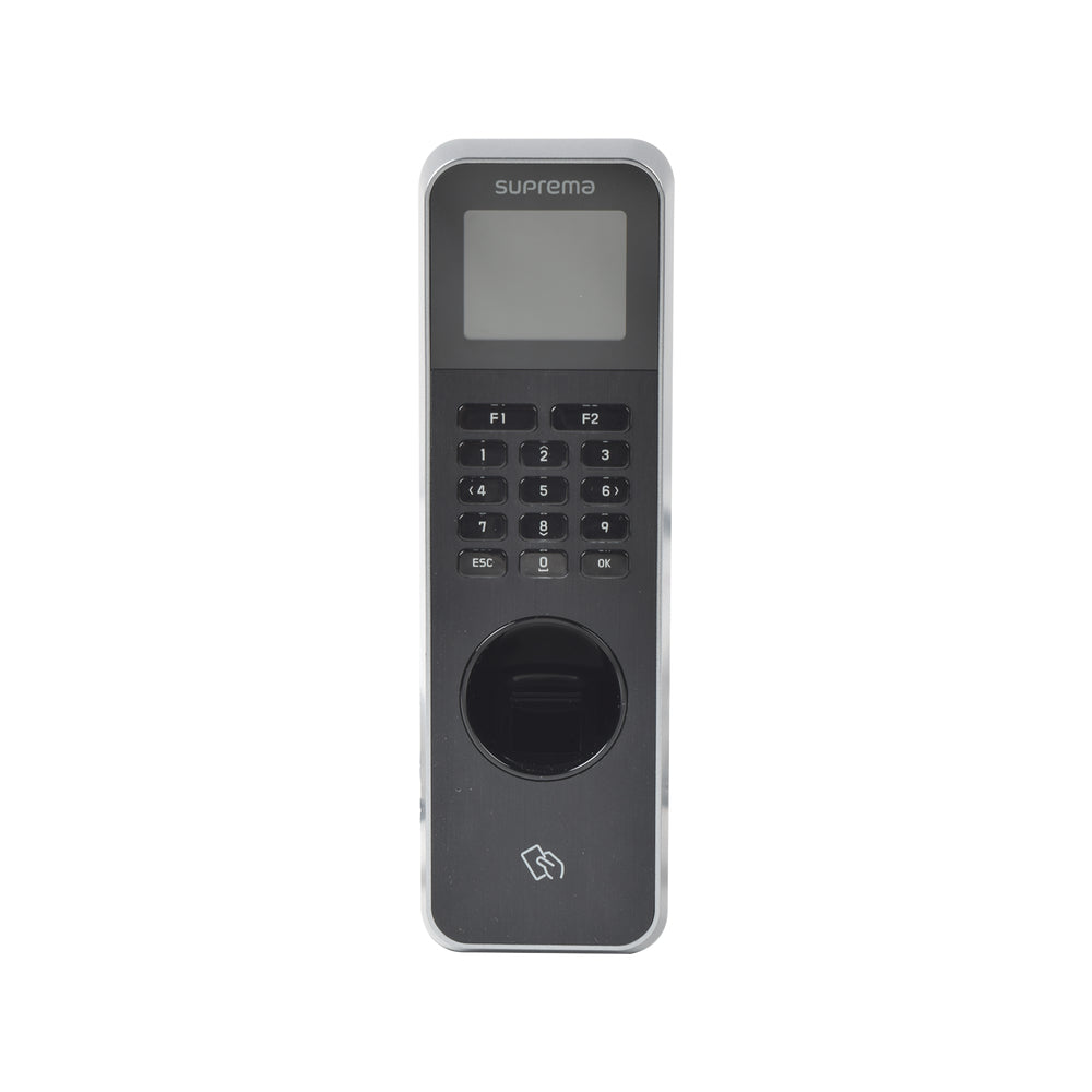 Suprema BioLite N2 Zugangskontrollleser – 13,56 MHz, NFC, Fingerabdruck, 14-Tasten-Tastatur, IP67, 12 V DC