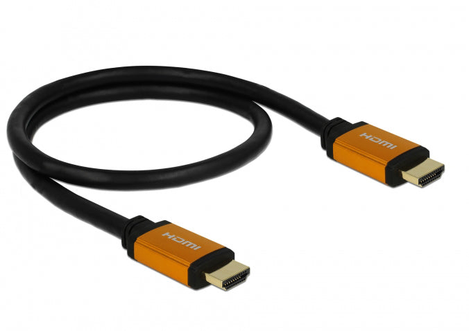 DeLOCK HDMI-Kabel, Schwarz, Gold, 85726, 1 Stück