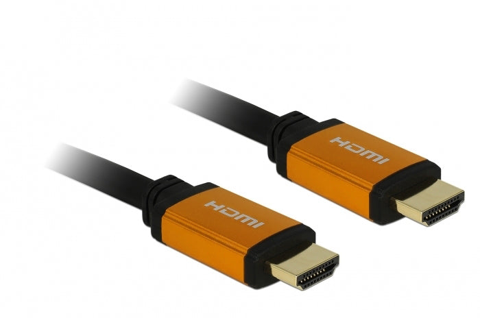 DeLOCK HDMI-Kabel, Schwarz, Gold, 85726, 1 Stück