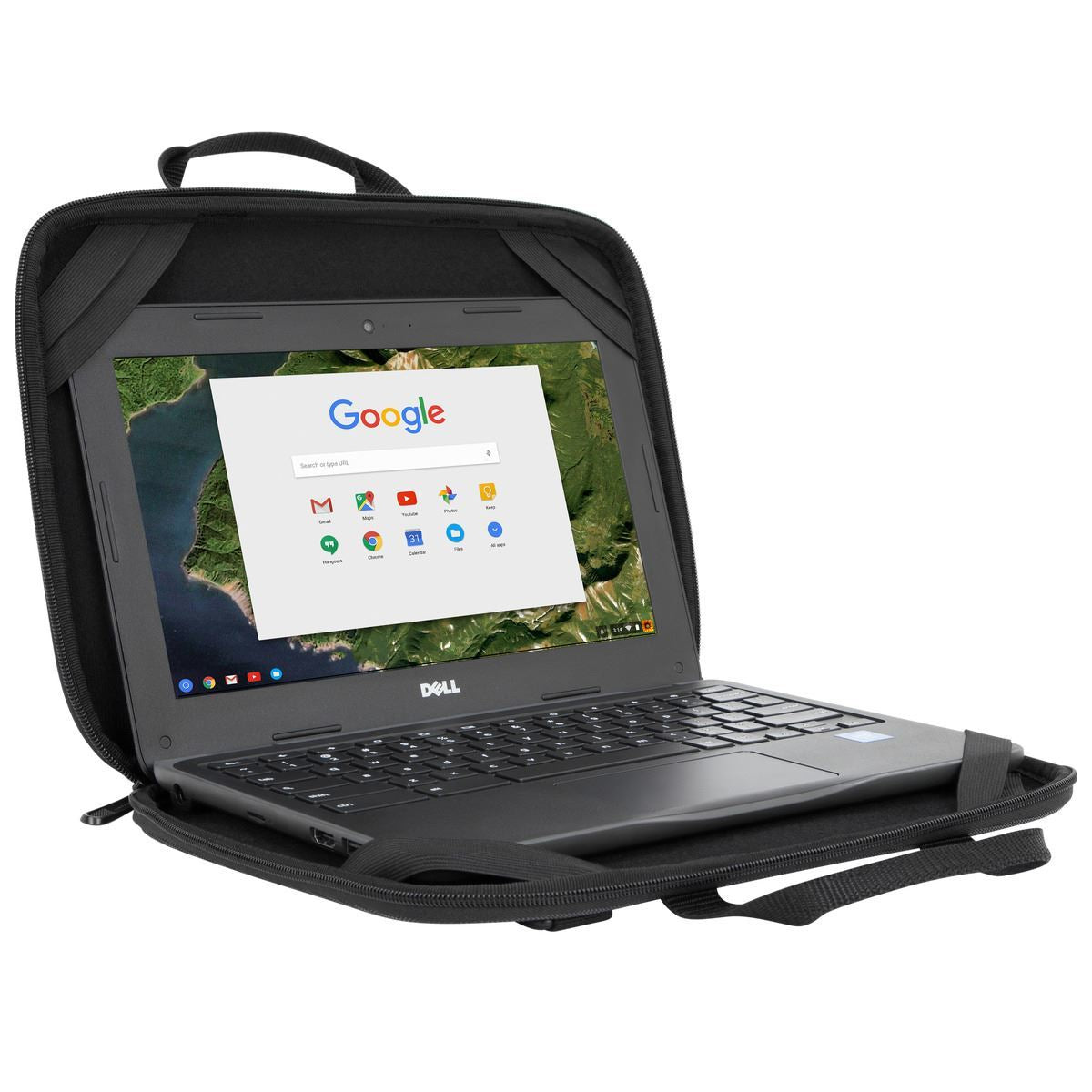 Targus Notebook-Tasche bis 11,6" – abnehmbarer Schultergurt, Fronttasche – Schwarz/Grau
