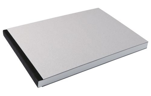 Sigel Projektskizzenbuch, A4, blanko, Hardcover, 144 Seiten, 100 g/m² – schwarz