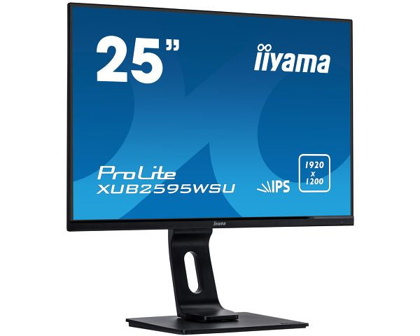 iiyama XUB2595WSUB1 – Monitor, 25" 1920 × 1200 (WUXGA), IPS, 300 cd/m²