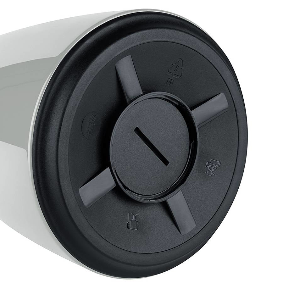 EMSA Thermoskanne CAMPO – 1 l, Ø 15,2 cm, Edelstahl 18/10/Glas, Grau, Schraubverschluss, vakuumisoliert