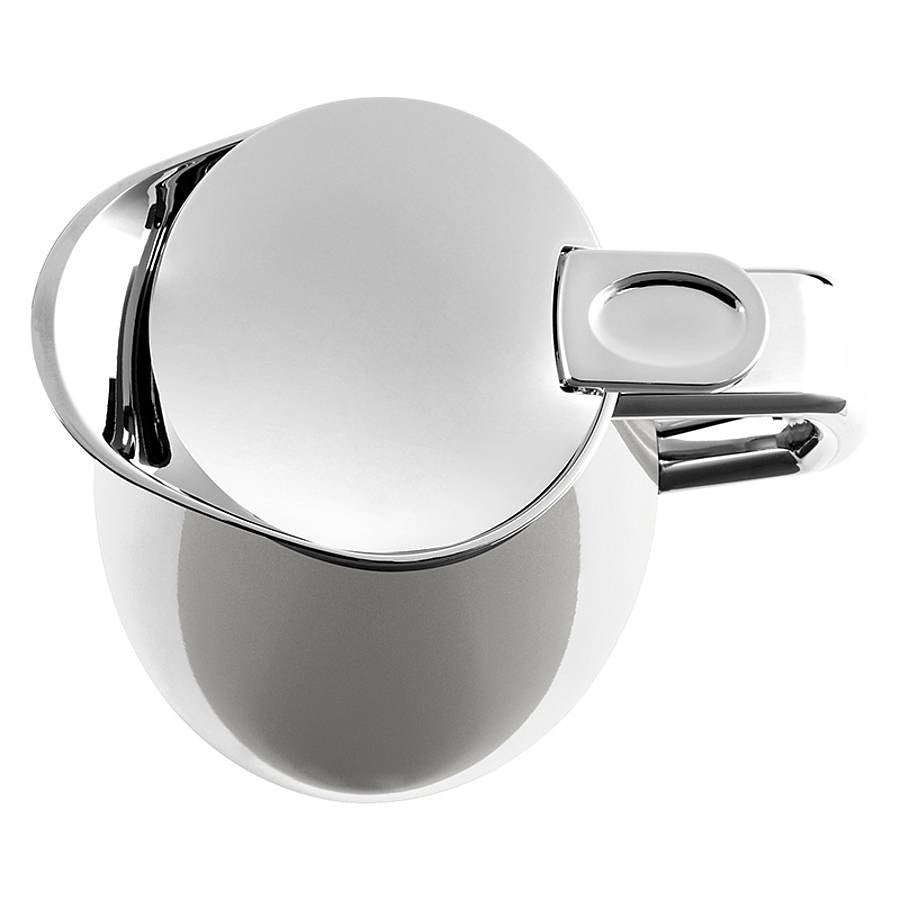 EMSA Thermoskanne Plaza – 1 l, Ø 15,9 cm, Edelstahl 18/10, Schraubverschluss, vakuumisoliert
