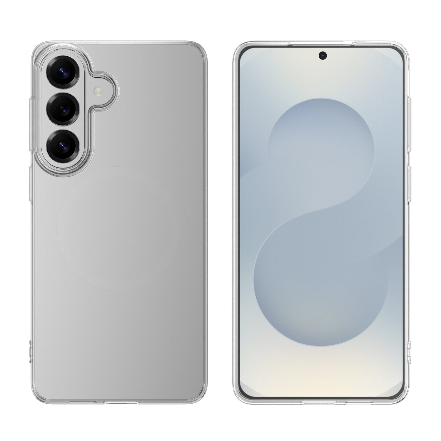 4smarts 360° Schutz Set Backcover – für Samsung Galaxy S26+, Transparent, Displayschutz enthalten